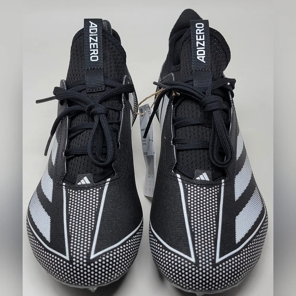 Adidas Adizero Electric.1 IF2426 Black White Football Cleats Men's Size 8 New